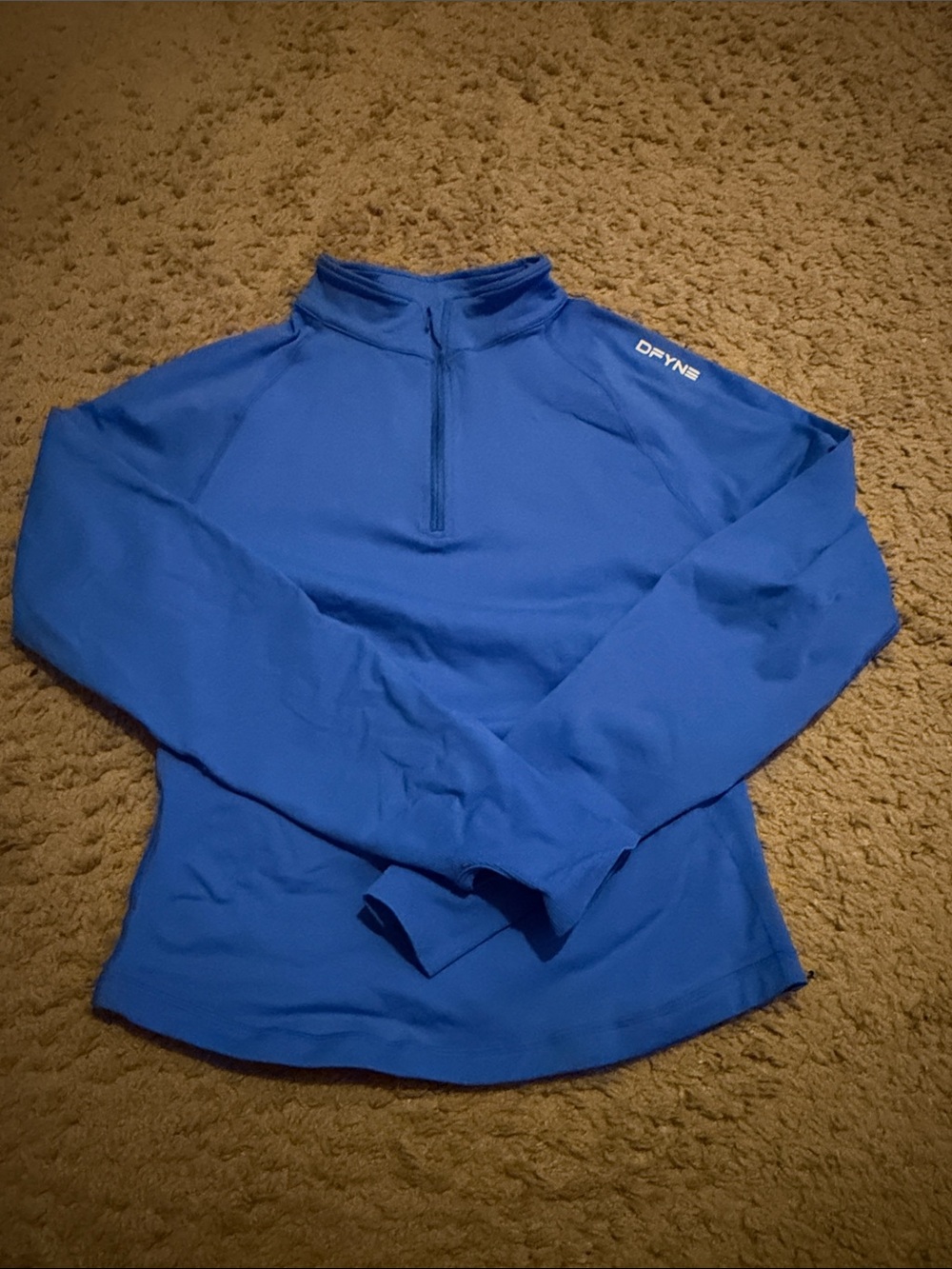Dfyne Women's Royal Blue Quarter-Zip